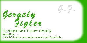 gergely figler business card